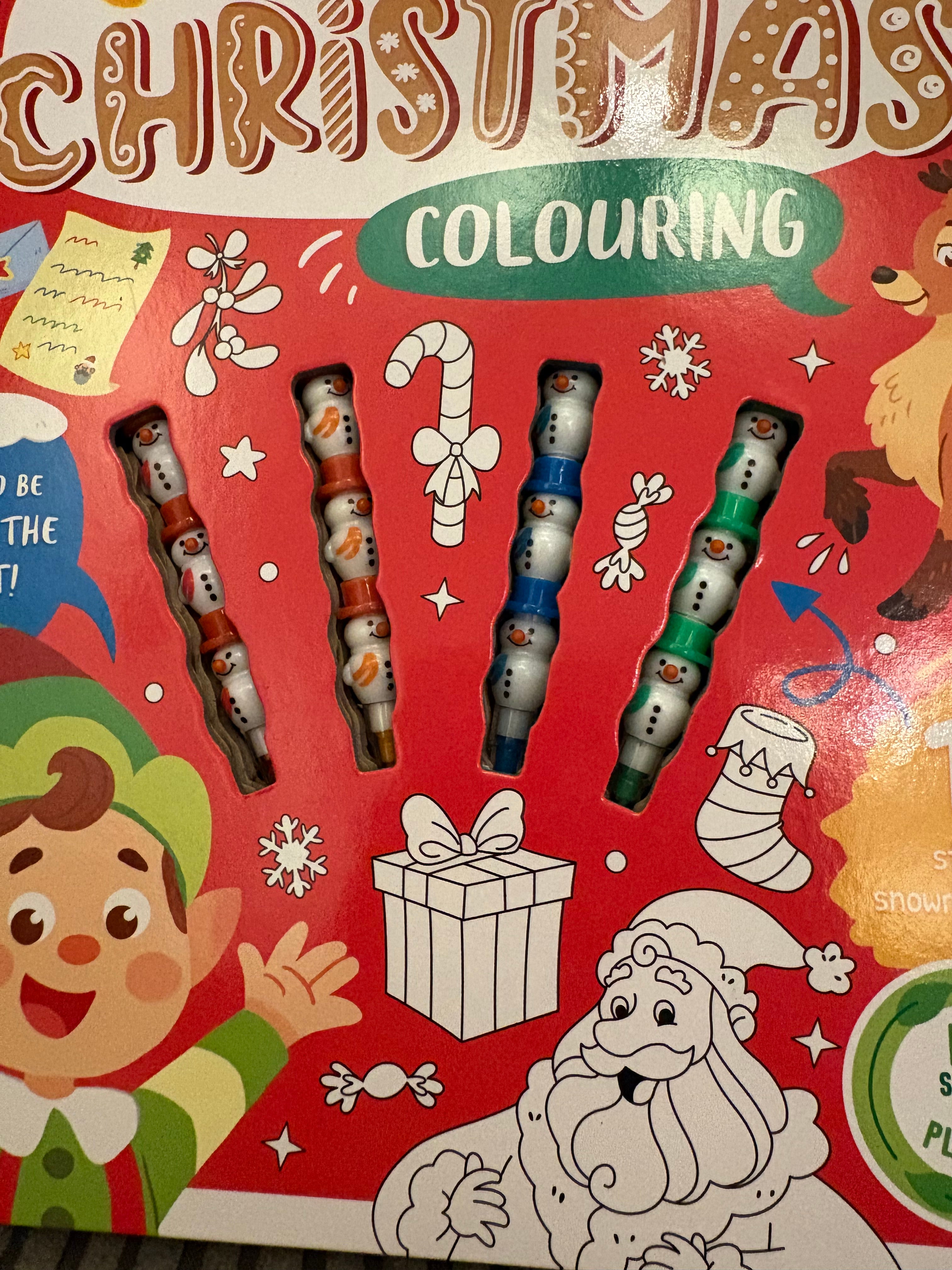 I love Christmas colouring book