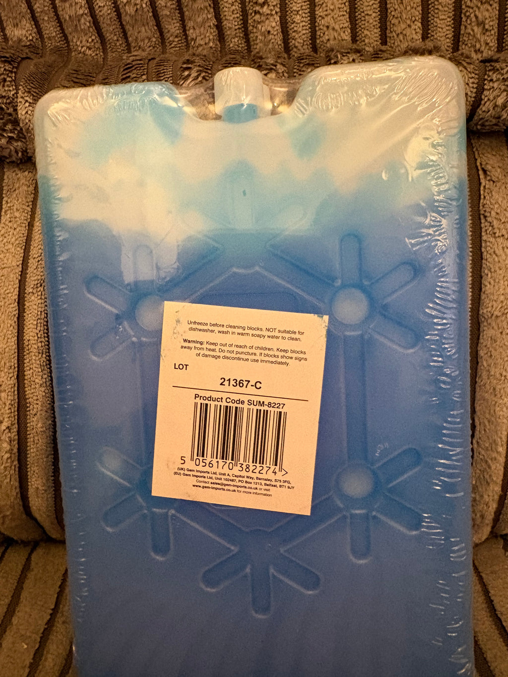 2 pack of Ice blocks