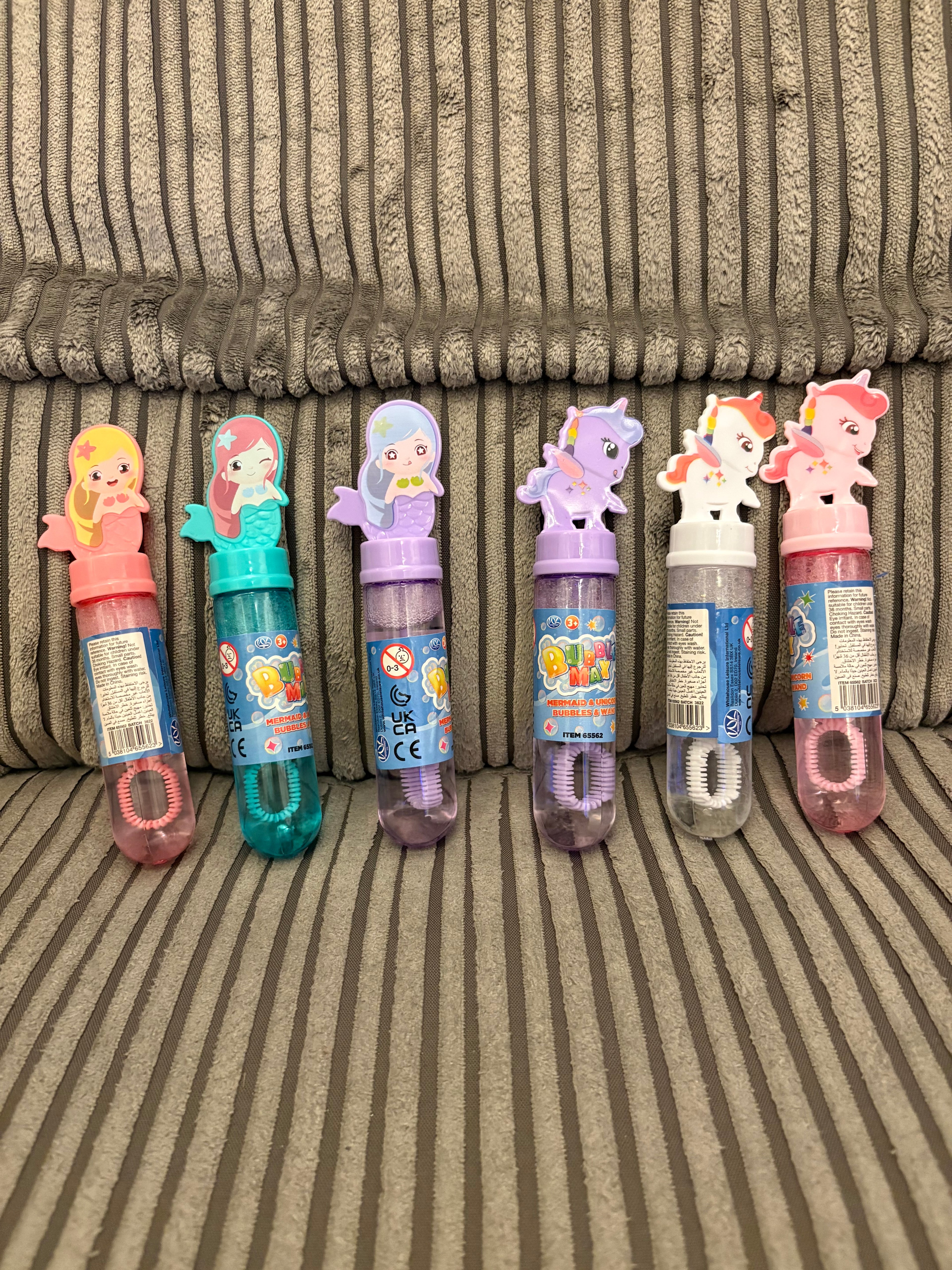 Mermaid/ unicorn bubbles