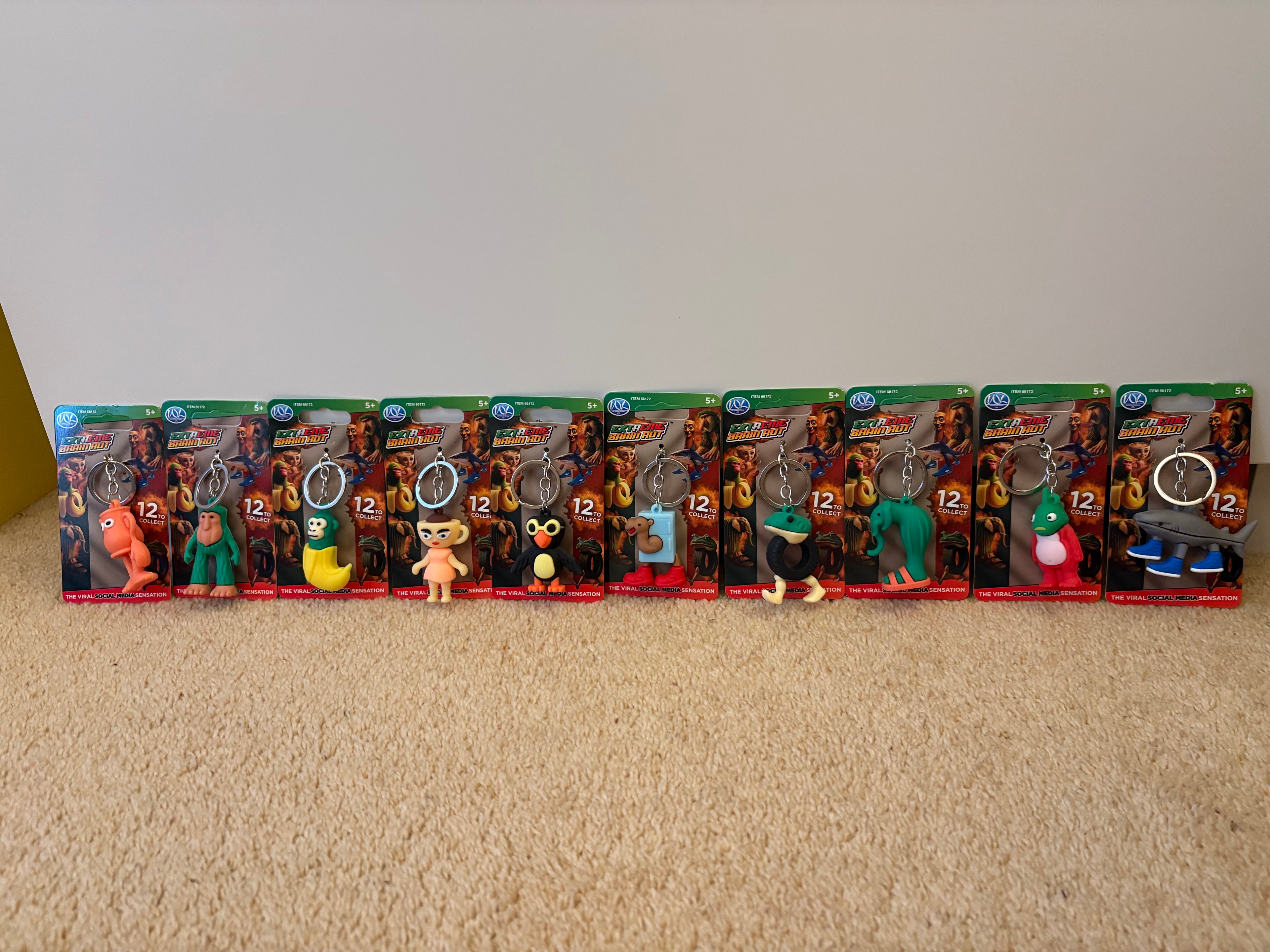 3D Brainrot Keychain