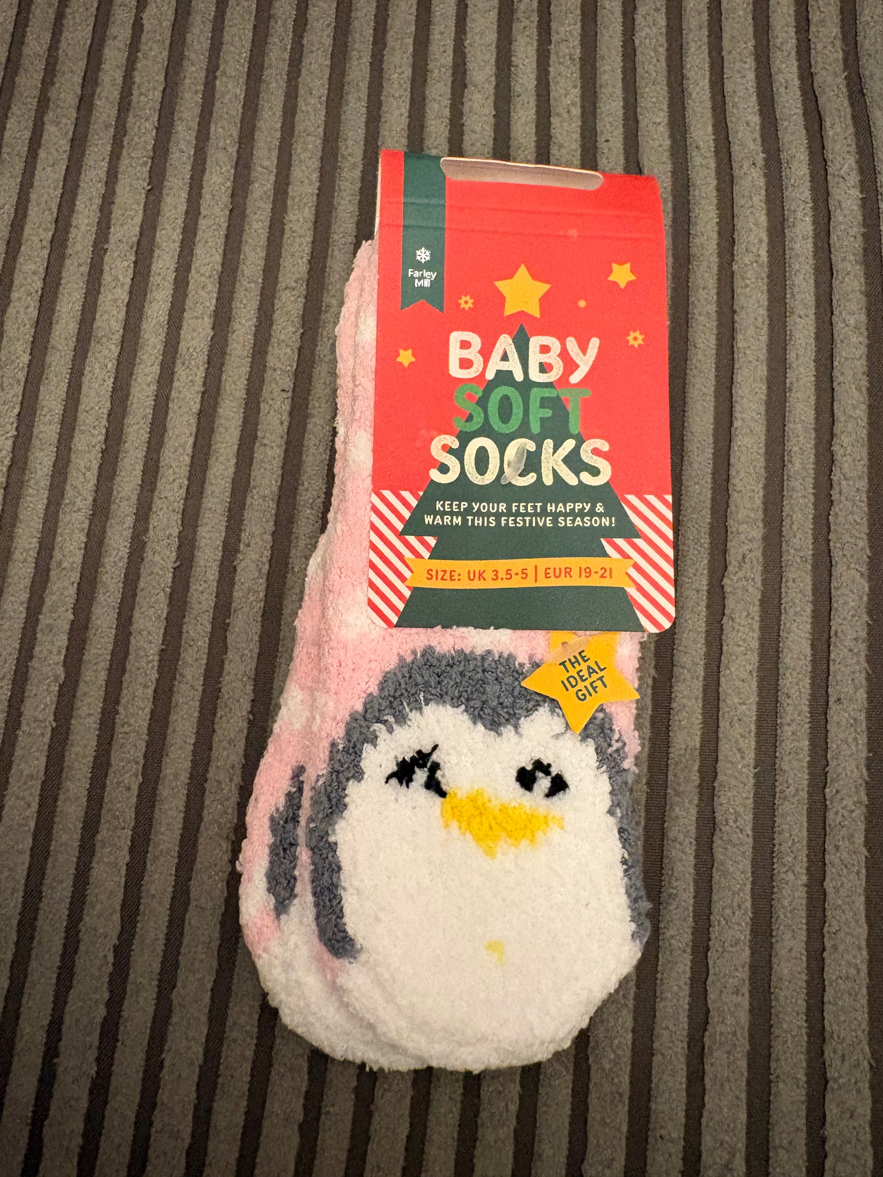 Baby Christmas socks