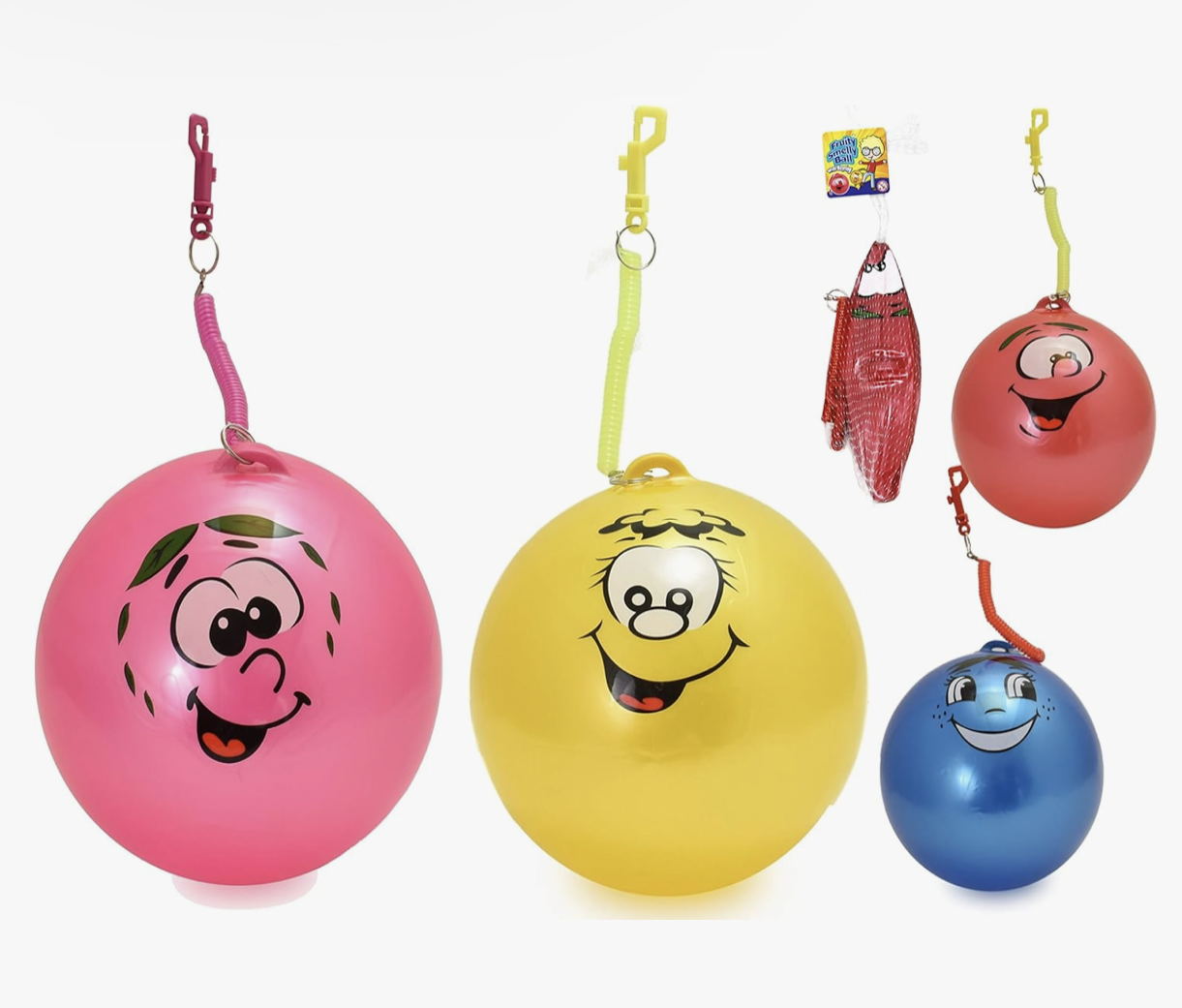 Fruity smelly keyring ball