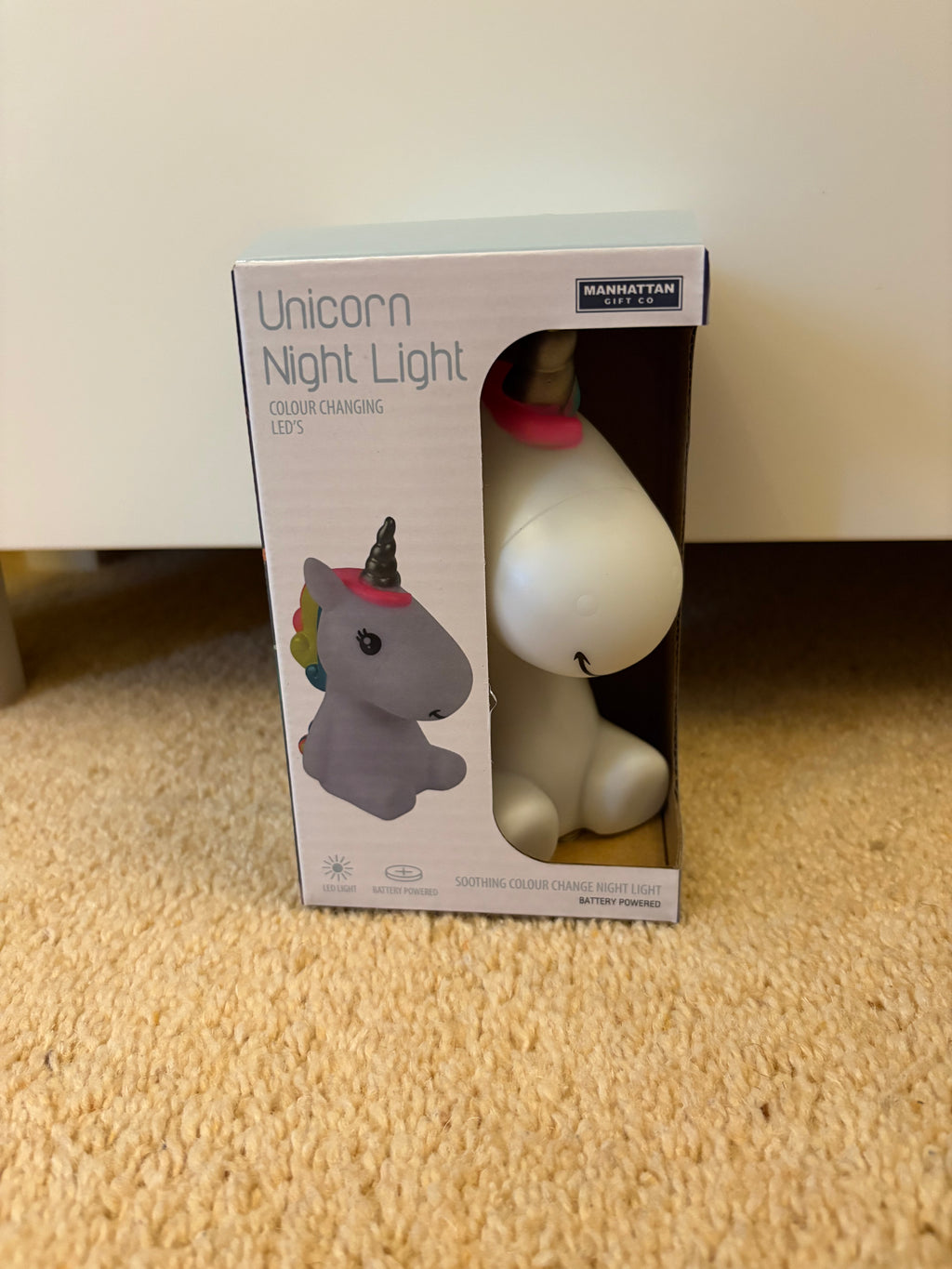 Unicorn changing night light