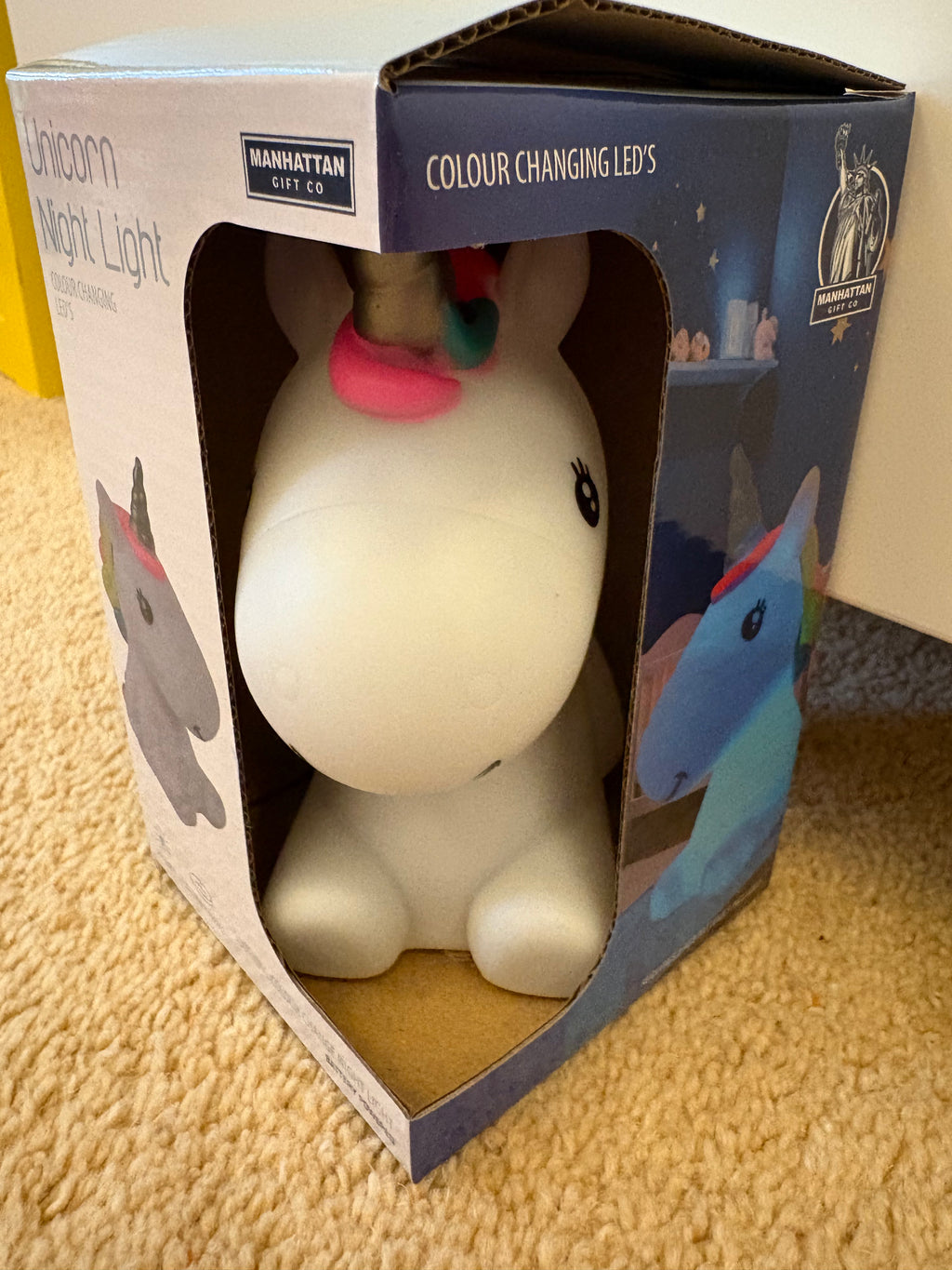 Unicorn changing night light
