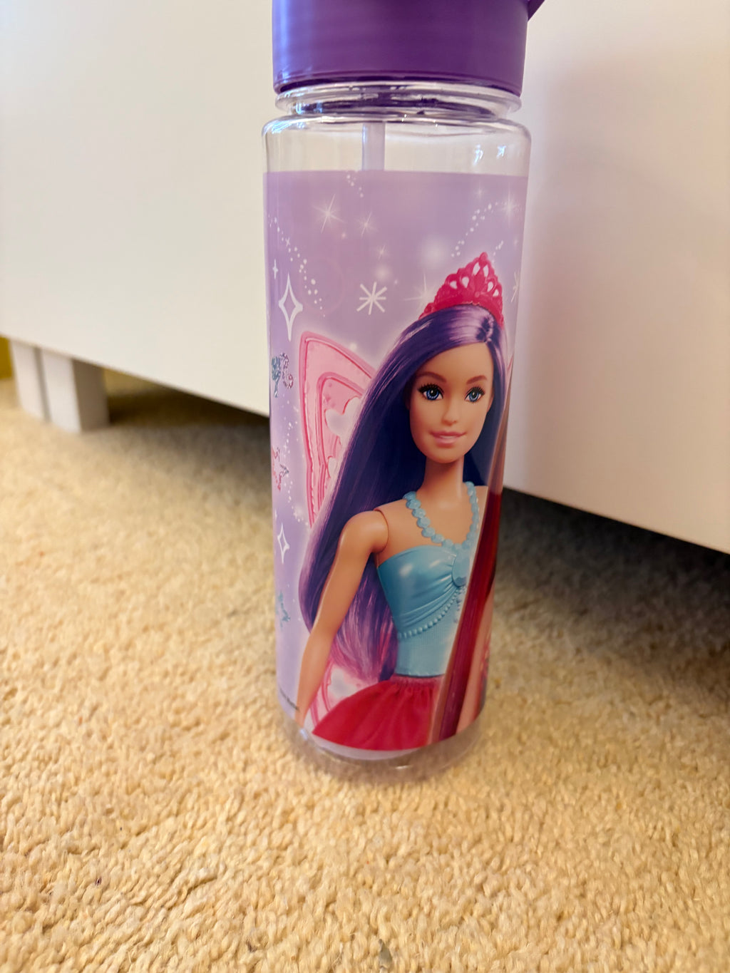 Barbie Drinking Bottle with Straw 650ml