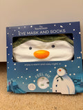 The Snowman Sleep Mask & socks set