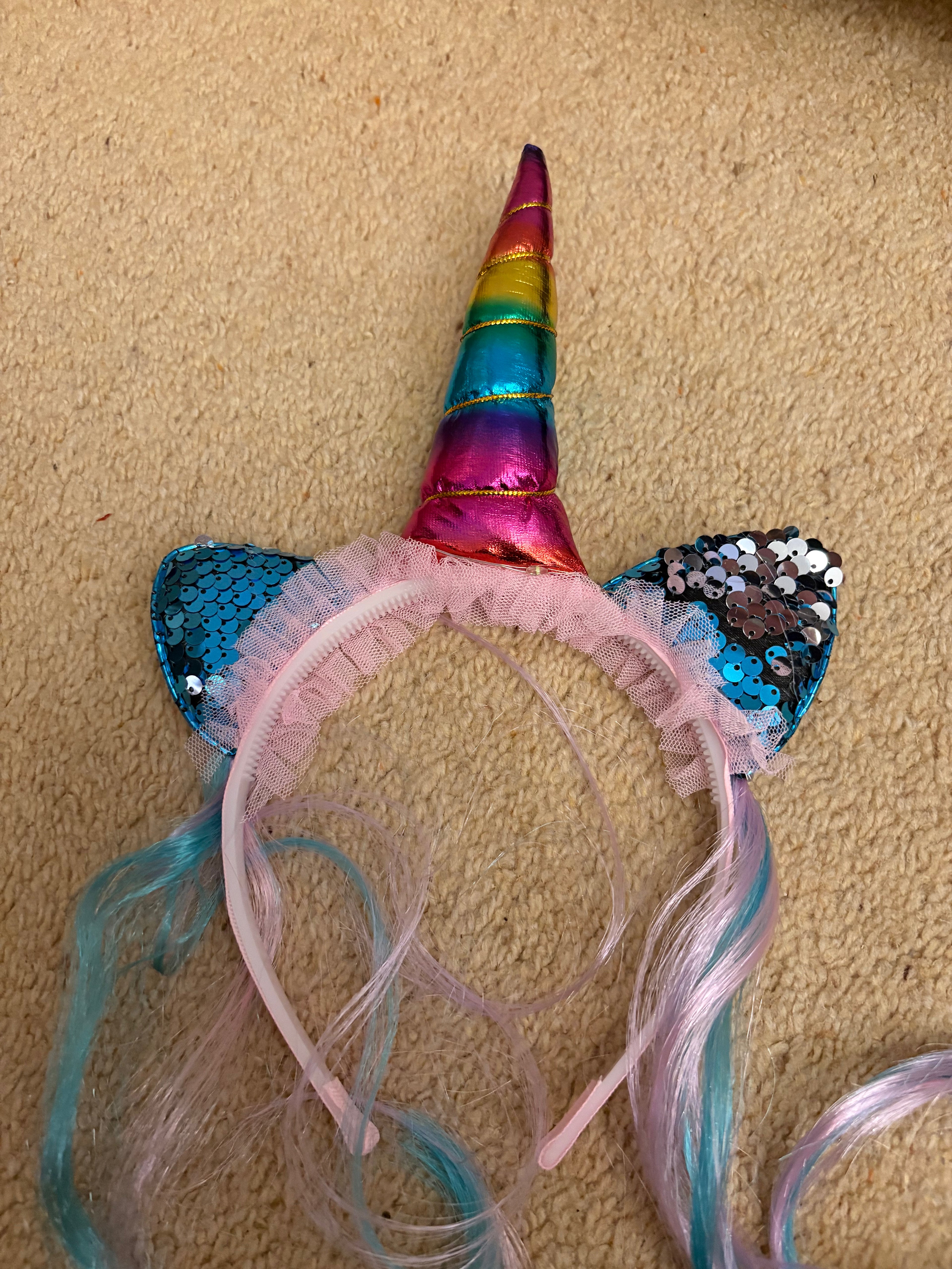 Unicorn light up headband