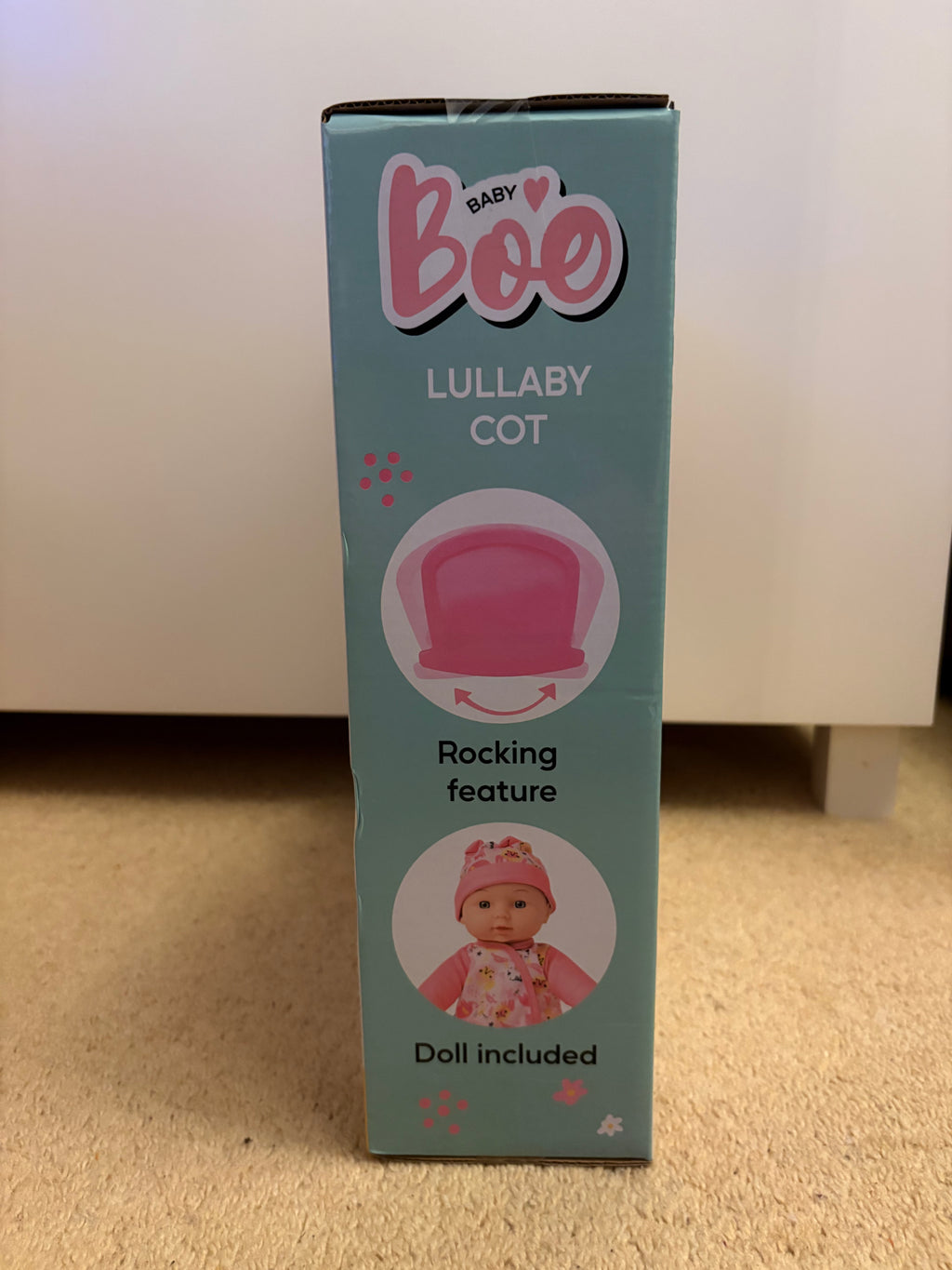 Baby Boo doll and cot 2 in 1
