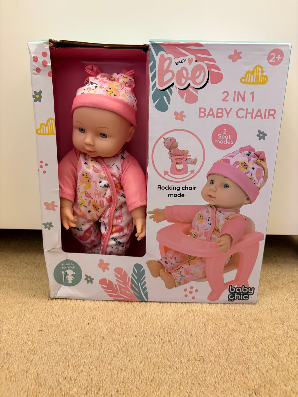 Baby Boo doll with 2 in 1 Chair
