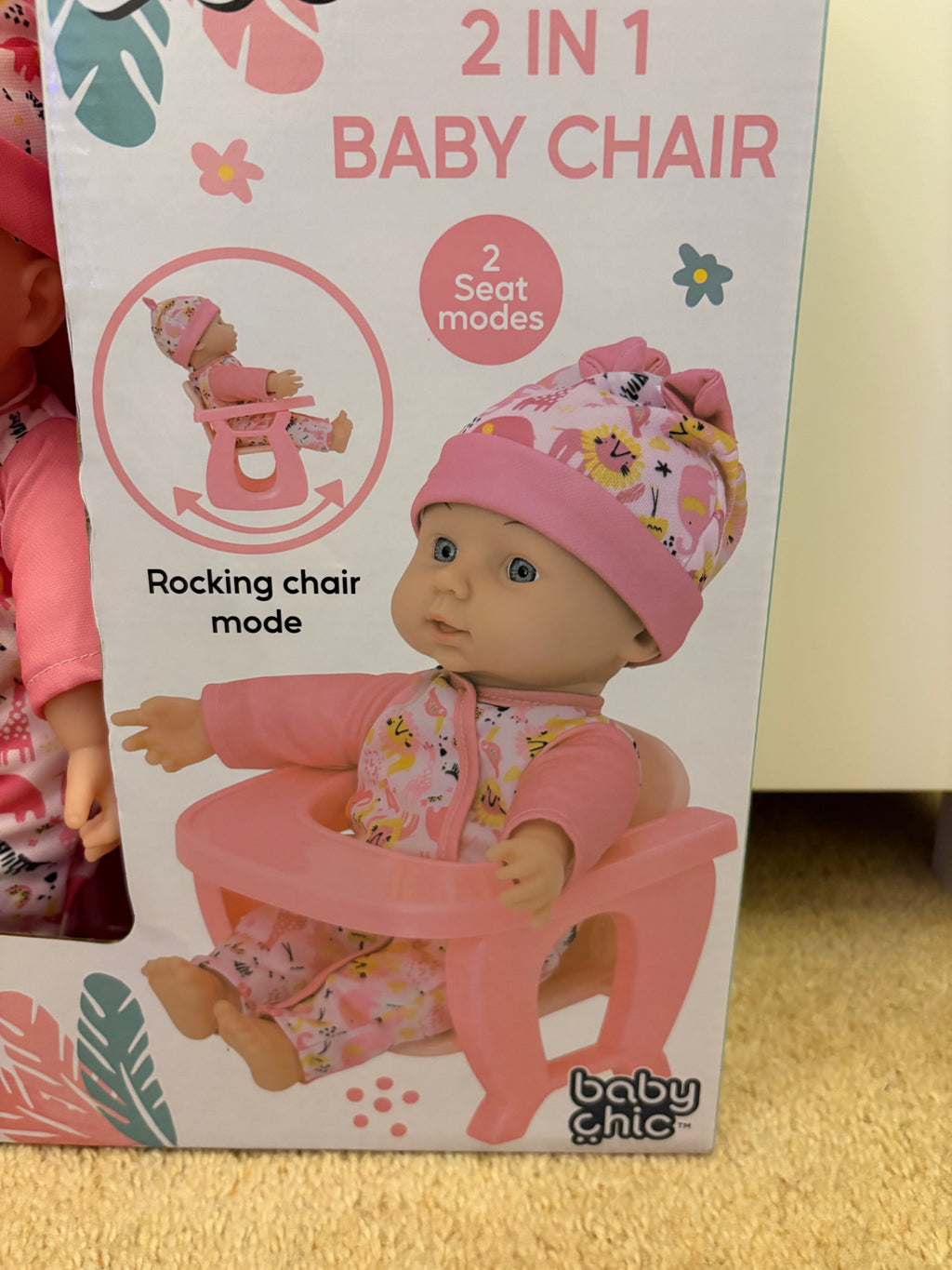 Baby Boo doll with 2 in 1 Chair