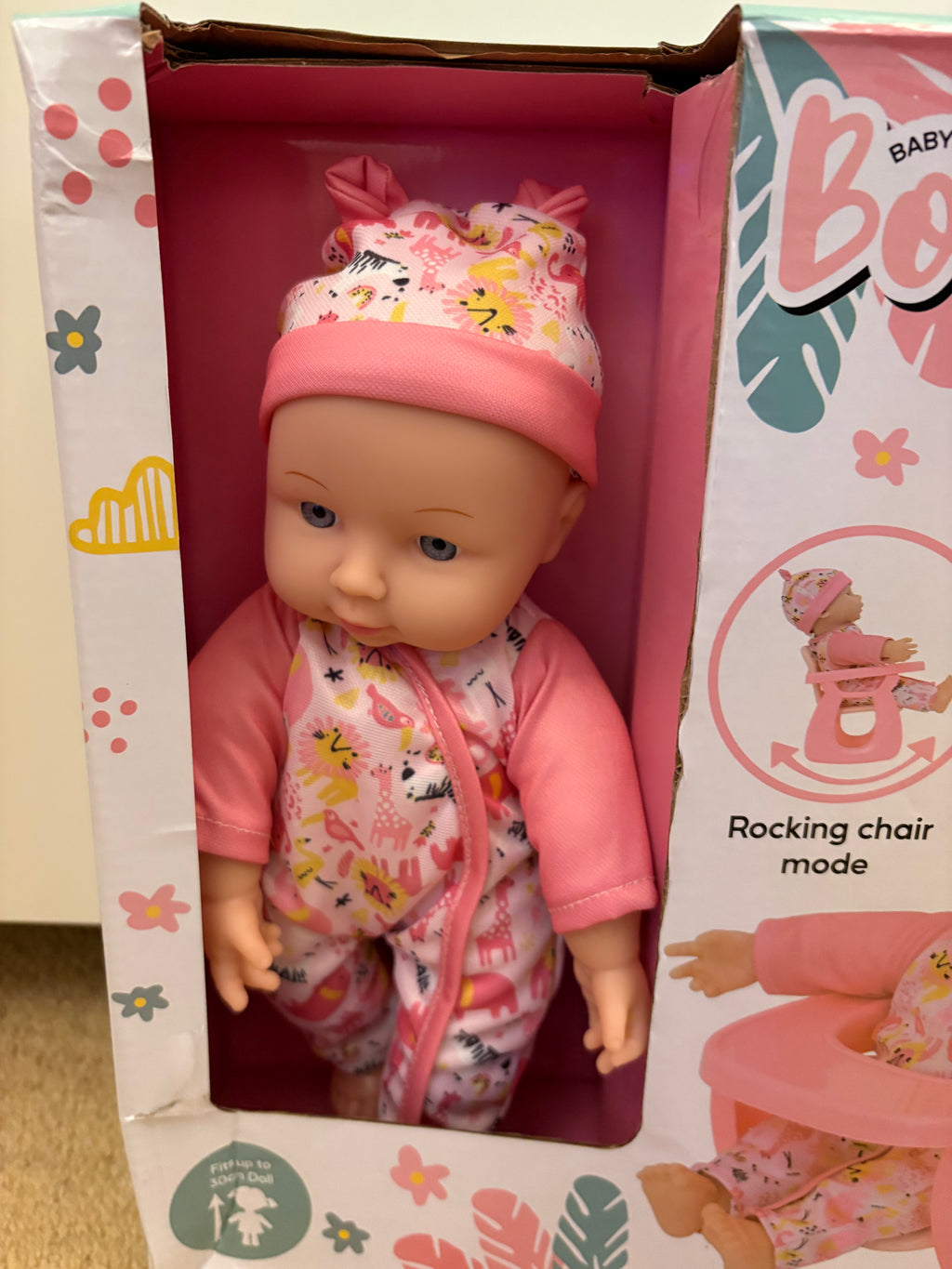 Baby Boo doll with 2 in 1 Chair