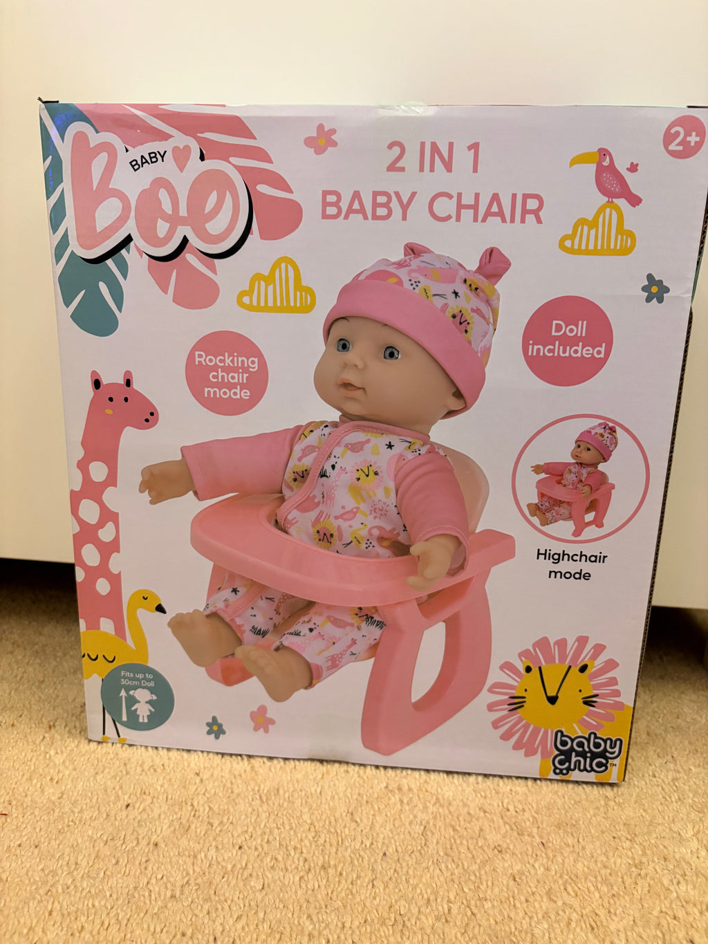 Baby Boo doll with 2 in 1 Chair