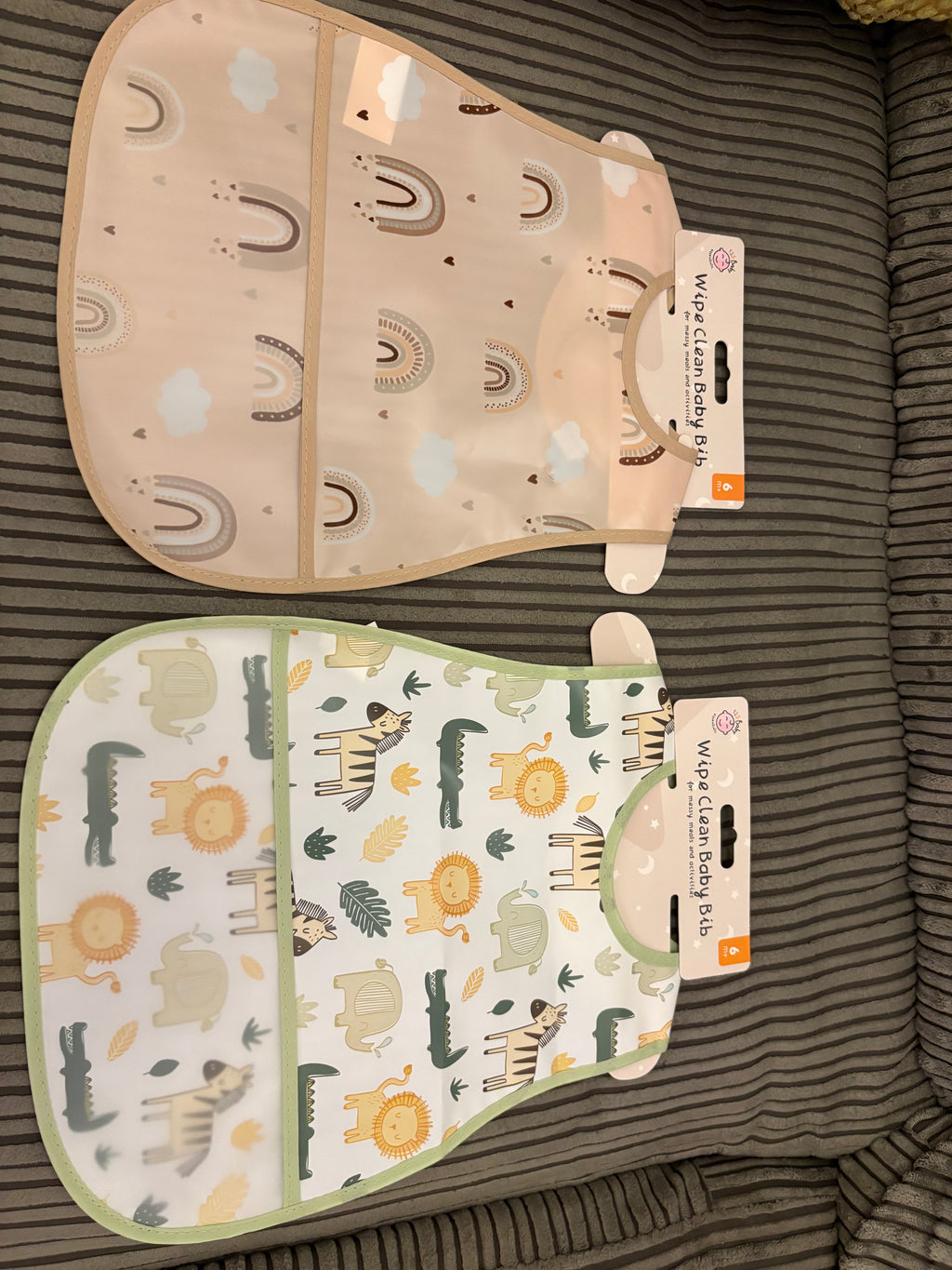 Clean Baby Bib with Food Catcher Pocket