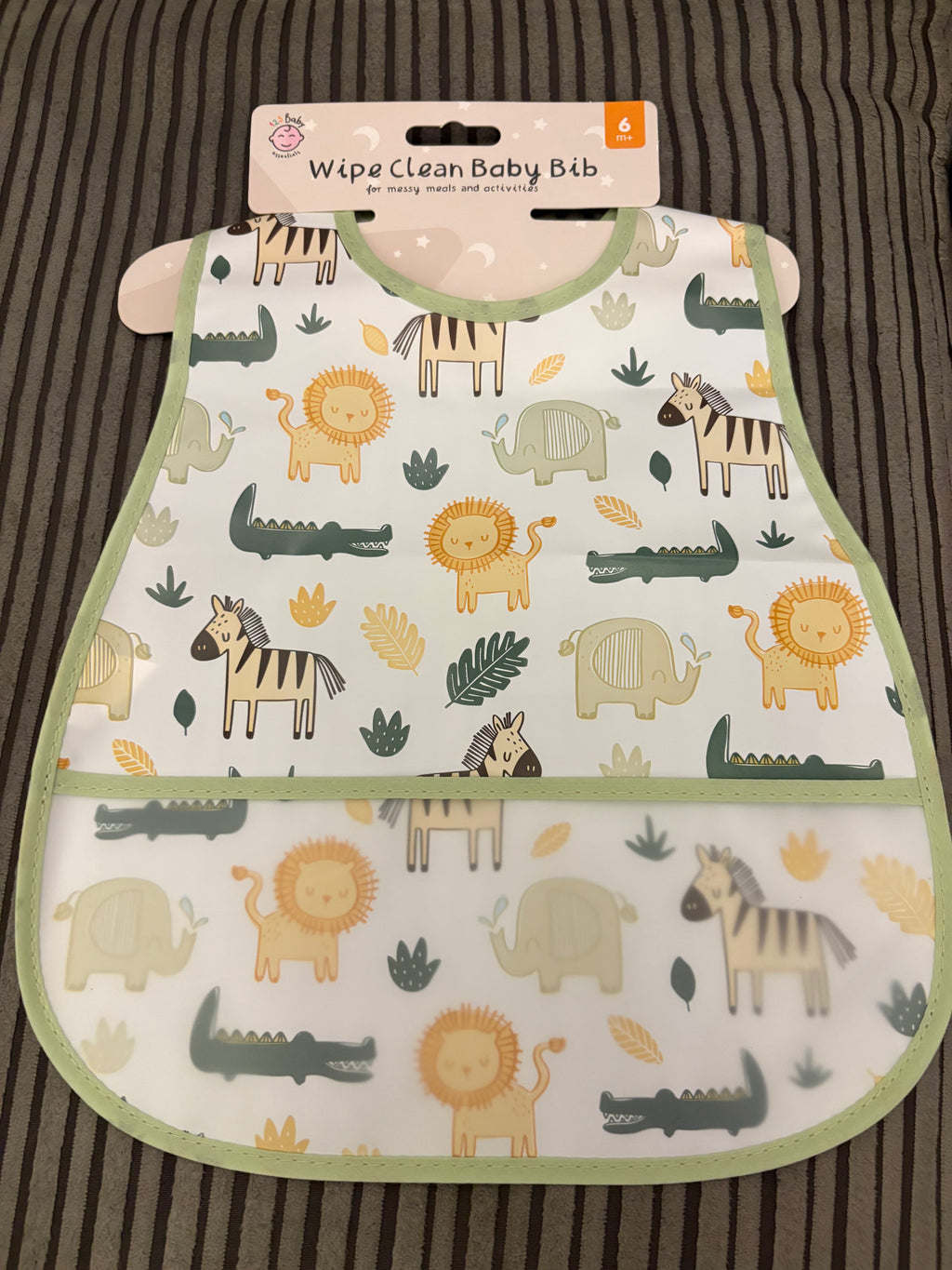 Clean Baby Bib with Food Catcher Pocket