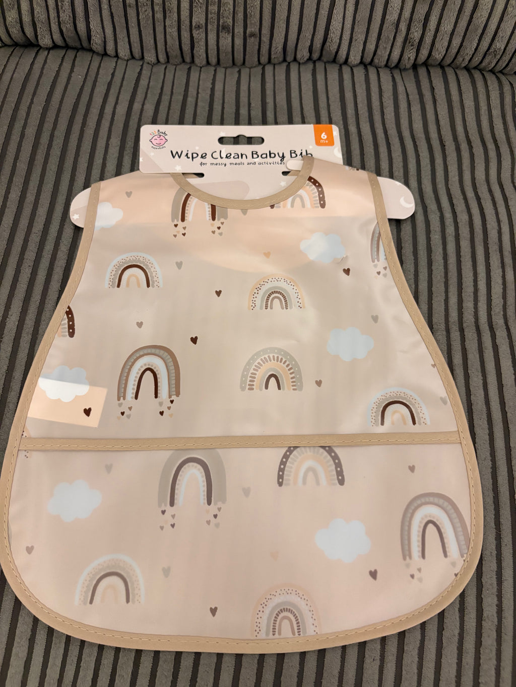 Clean Baby Bib with Food Catcher Pocket
