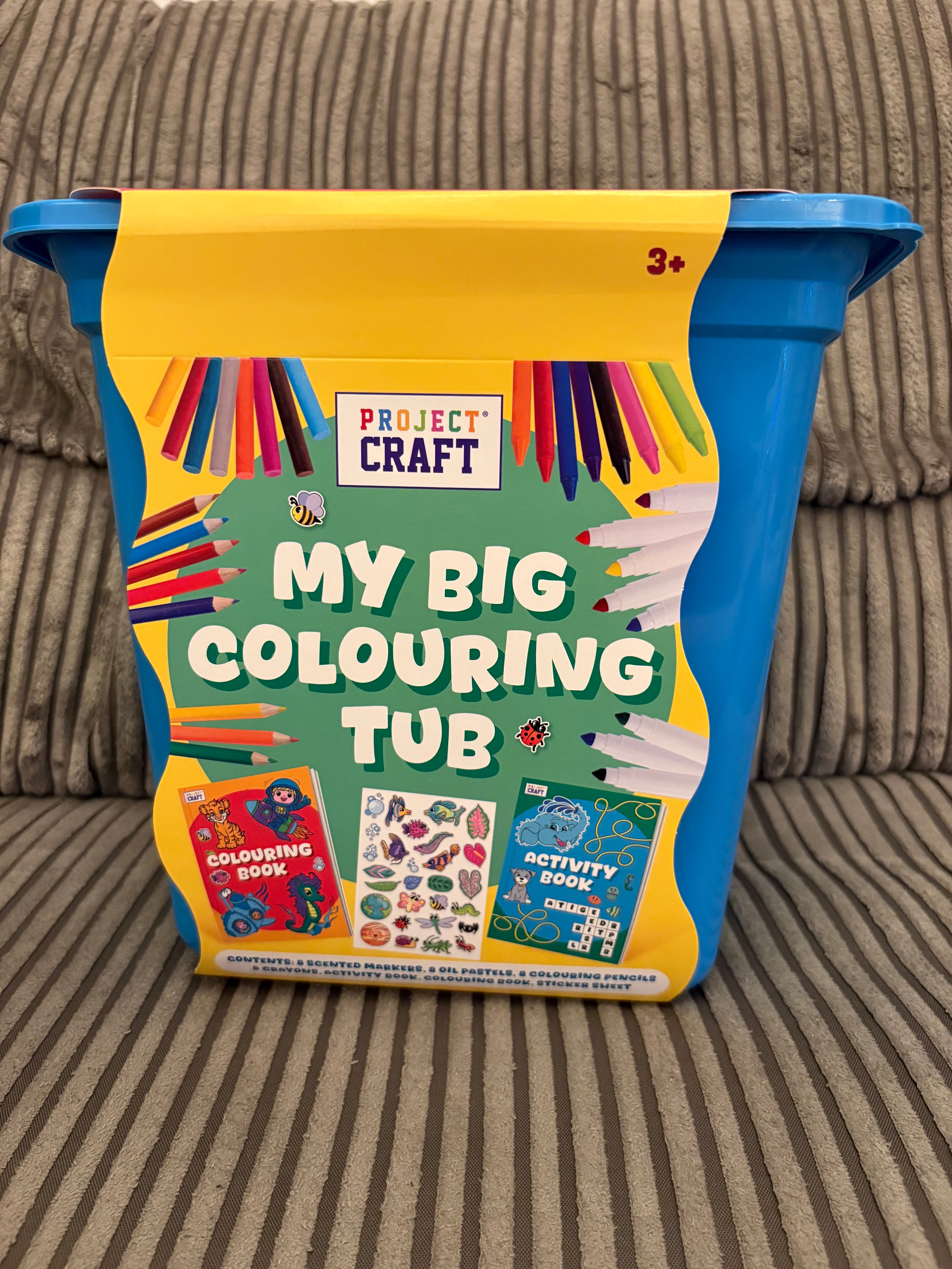 My Big Colouring tub